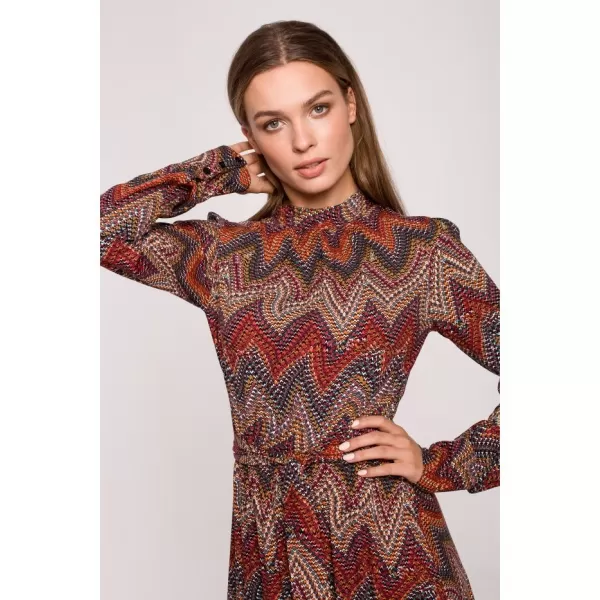  Рокля STYLOVE S291 КАФЯВО 