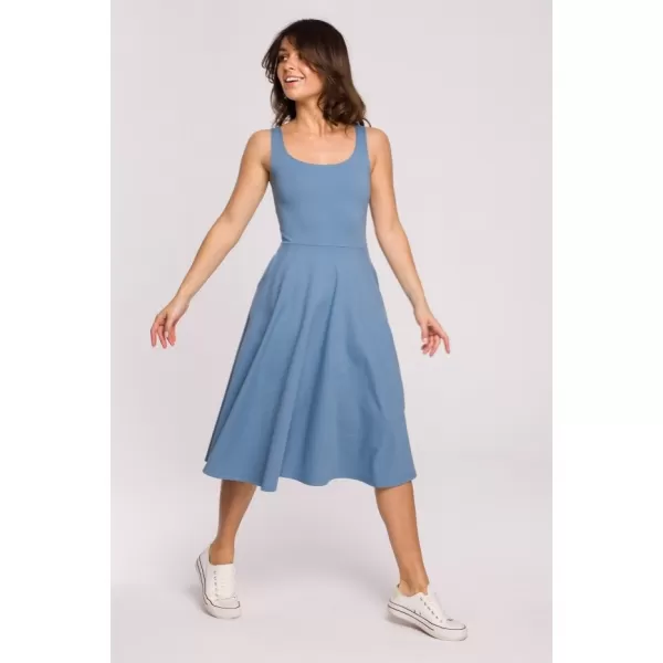  Рокля BEWEAR B218 СИНЬО 