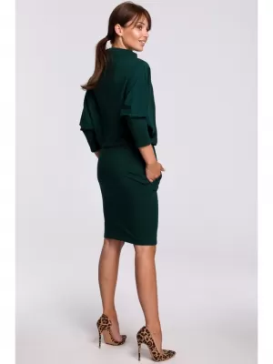 Рокля BEWEAR B175 ТЪМНО ЗЕЛЕНО