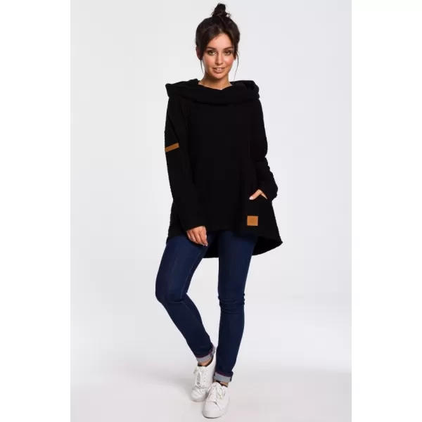  Дамски суичър BEWEAR B131 ЧЕРЕН 