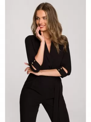 Дамски гащеризон STYLOVE S316 ЧЕРЕН