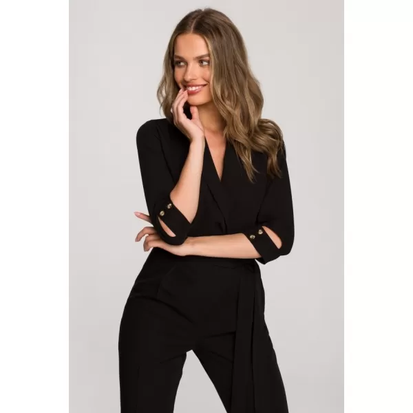  Дамски гащеризон STYLOVE S316 ЧЕРЕН 