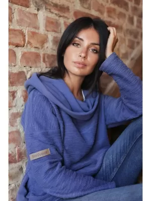 Дамски суичър BEWEAR B131 ИНДИГО