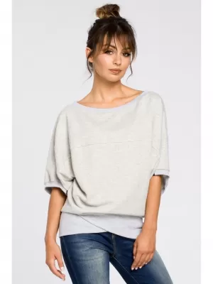 Дамска блуза BEWEAR B048 СВЕТЛО СИВО