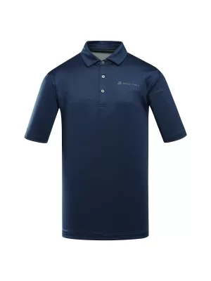 Мъжки t -риза с яка ALPINE PRO COOWEL 2 СИНЬО