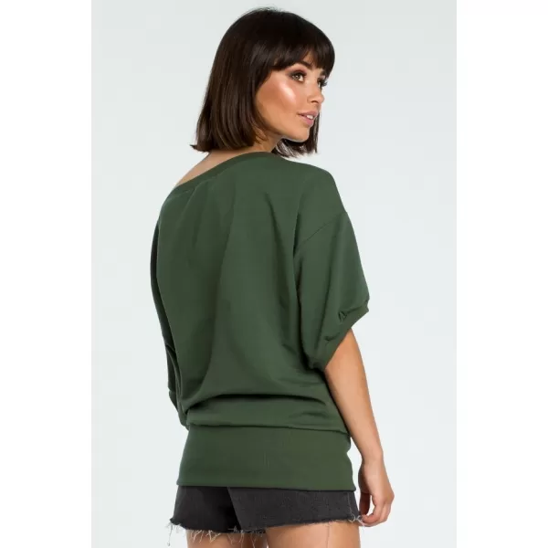  Дамска блуза BEWEAR B079 ВОЕННО ЗЕЛЕНО 