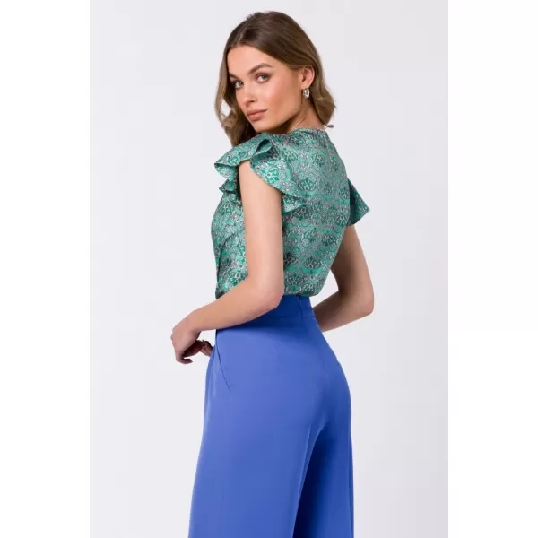  Дамска блуза STYLOVE S344 СИНЬО 