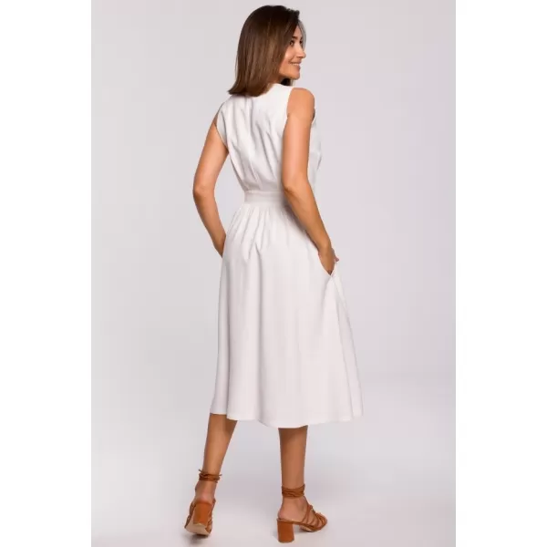  Рокля STYLOVE S224 ЕКРЮ 