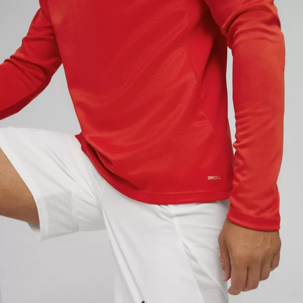  Риза PUMA TEAMFINAL TRAINING 1/4 ZIP T 658551_01 PUMA RED/PUMA SILVER 