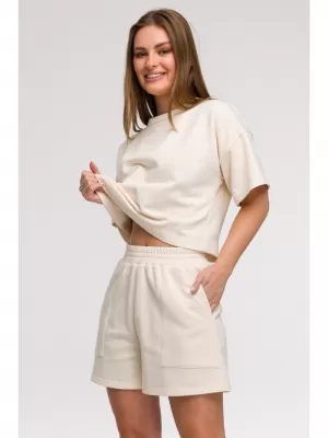 Дамски шорти BEWEAR B295 ВАНИЛИЯ