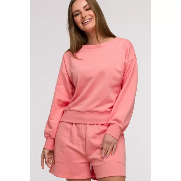  Дамски суичър BEWEAR B293 КОРАЛ 