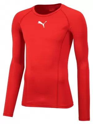 Мъжки функционална риза PUMA LIGA BASELAYER TEE LS 655920_01 PUMA RED