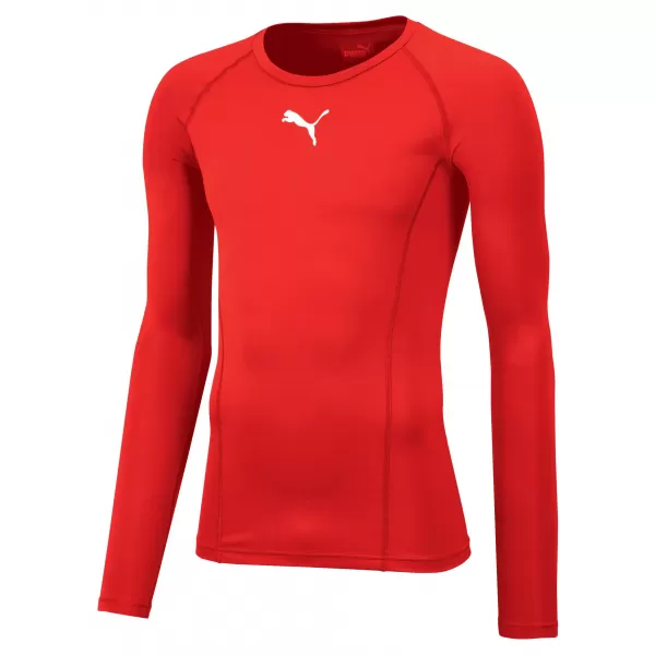  Мъжки функционална риза PUMA LIGA BASELAYER TEE LS 655920_01 PUMA RED 