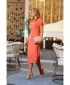 Рокля STYLOVE S398 ОРАНЖЕВО