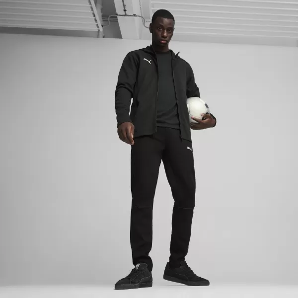  Яке PUMA TEAMFINAL CASUALS HOODED JKT 658528_03 PUMA BLACK/PUMA SILVER 
