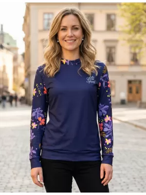 Дамски първокласен функционален суичър ALTISPORT VOJ/ALW063MI01 ТЪМНО ЛИЛАВО
