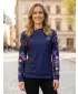 Дамски първокласен функционален суичър ALTISPORT VOJ/ALW063MI01 ТЪМНО ЛИЛАВО