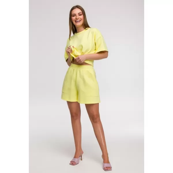  Дамски шорти BEWEAR B295 ЛИМОН 