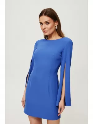 Рокля MAKOVER K190 СИНЬО