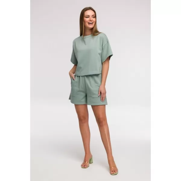  Дамски суичър BEWEAR B294 МЕНТА 