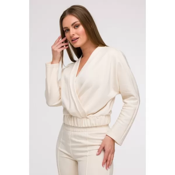  Дамски суичър BEWEAR B292 ВАНИЛИЯ 