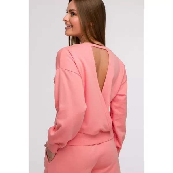  Дамски суичър BEWEAR B293 КОРАЛ 