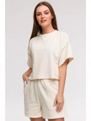 Дамски суичър BEWEAR B294 ВАНИЛИЯ