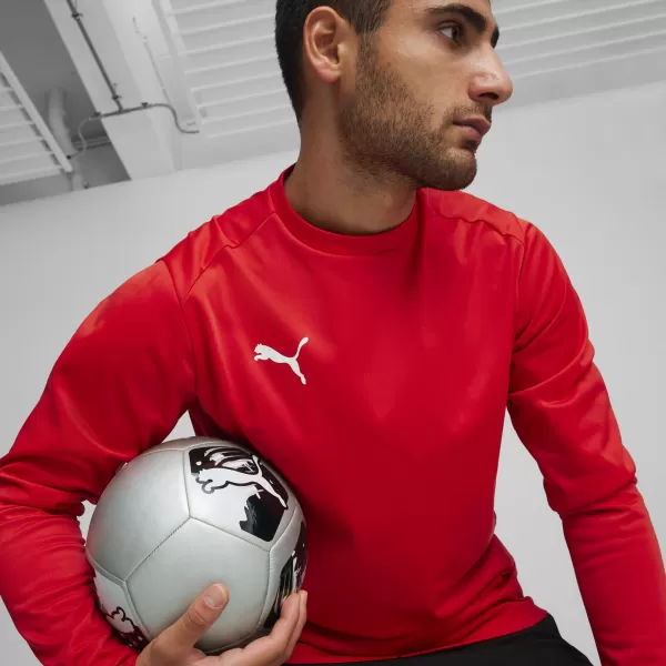  Мъжки суичър PUMA TEAMGOAL TRAINING SWEAT 658649_01 PUMA RED/PUMA WHITE/FAST RED 