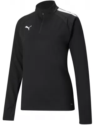Дамско яке PUMA TEAMLIGA 1/4 ZIP TOP W 657253_03 PUMA BLACK/PUMA WHITE
