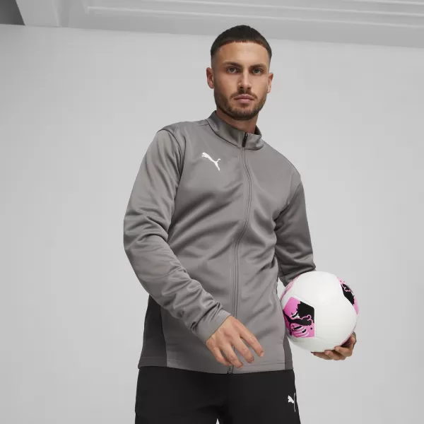  Яке PUMA TEAMGOAL TRAINING JACKET 658633_13 ЧУГУН/БЯЛО/СИВО СЯНКА 