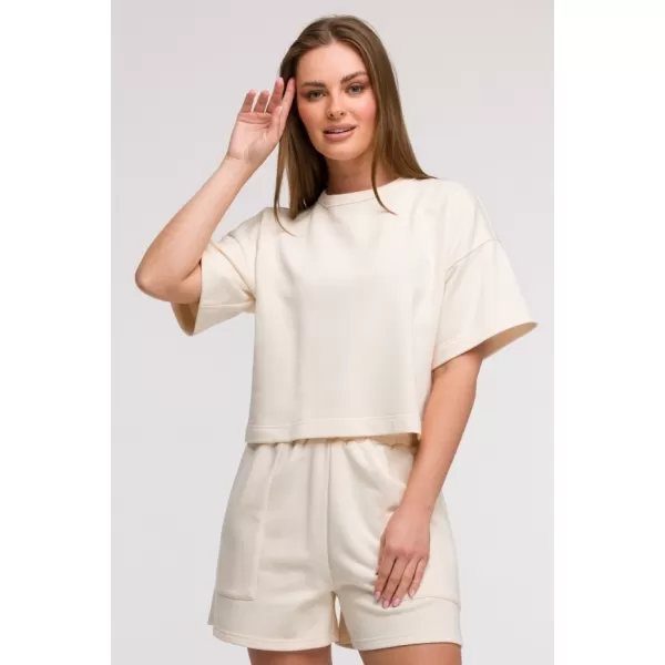  Дамски суичър BEWEAR B294 ВАНИЛИЯ 