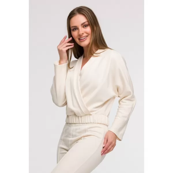  Дамски суичър BEWEAR B292 ВАНИЛИЯ 