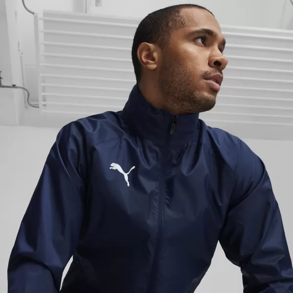  Яке PUMA TEAMGOAL ALL WEATHER JACKET 659038_06 ВМС/ПУМА ПУМА УАЙТ 
