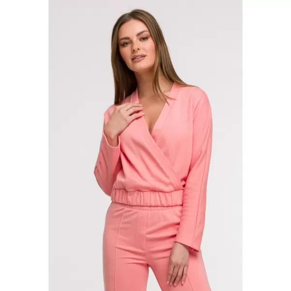  Дамски суичър BEWEAR B292 КОРАЛ 