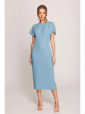 Рокля STYLOVE S398 НЕБЕСНО СИНЬО
