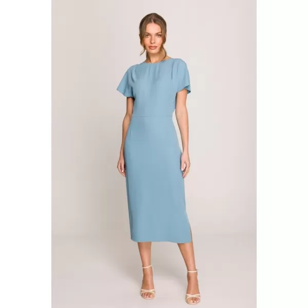  Рокля STYLOVE S398 НЕБЕСНО СИНЬО 