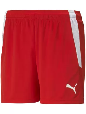 Дамски къси панталони PUMA TEAMLIGA SHORTS W 704936_01 PUMA RED/PUMA WHITE
