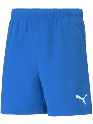 Къси панталони PUMA TEAMRISE SHORT JR 704943_02 ЕЛЕКТРИЧЕСКО СИНЯ ЛИМОНАДА/БЯЛА