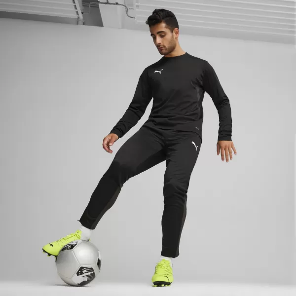  Мъжки суичър PUMA TEAMGOAL TRAINING SWEAT 658649_03 PUMA BLACK/WHITE/DARK GREY 