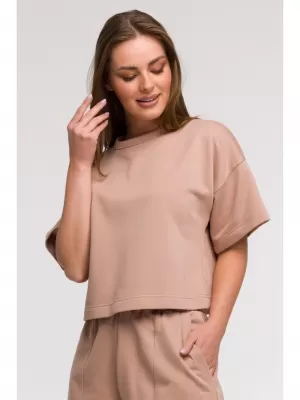 Дамски суичър BEWEAR B294 МОКА