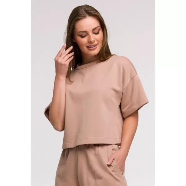  Дамски суичър BEWEAR B294 МОКА 