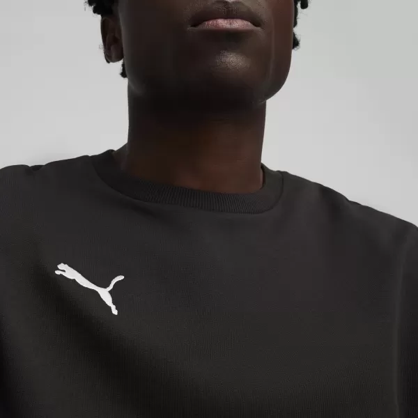  Мъжки суичър PUMA TEAMGOAL CASUALS CREW NECK S 658592_03 PUMA BLACK/PUMA WHITE 