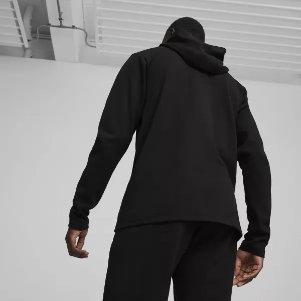  Яке PUMA TEAMFINAL CASUALS HOODED JKT 658528_03 PUMA BLACK/PUMA SILVER 