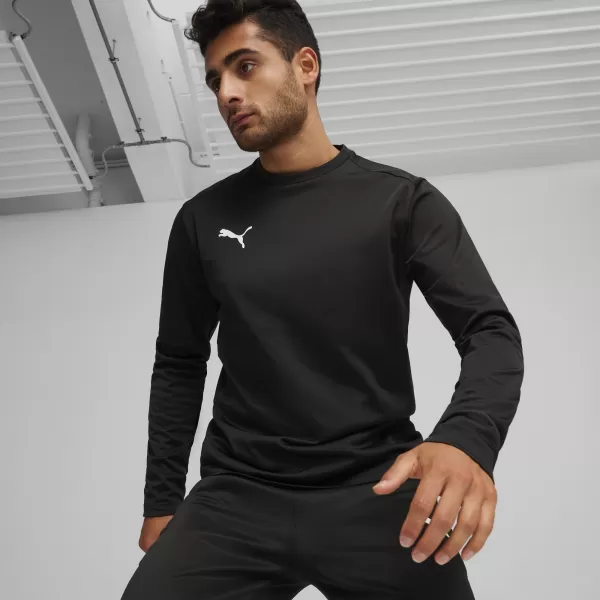  Мъжки суичър PUMA TEAMGOAL TRAINING SWEAT 658649_03 PUMA BLACK/WHITE/DARK GREY 