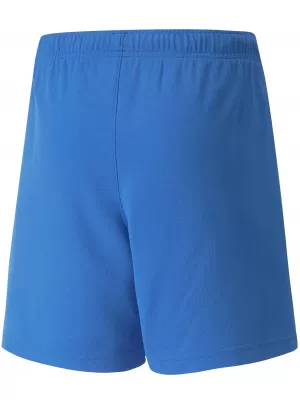 Къси панталони PUMA TEAMRISE SHORT JR 704943_02 ЕЛЕКТРИЧЕСКО СИНЯ ЛИМОНАДА/БЯЛА