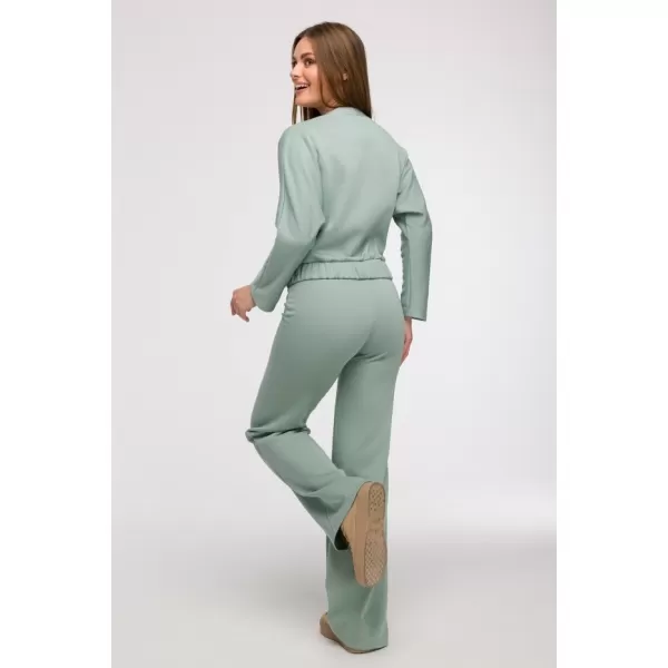  Дамски суичър BEWEAR B292 МЕНТА 