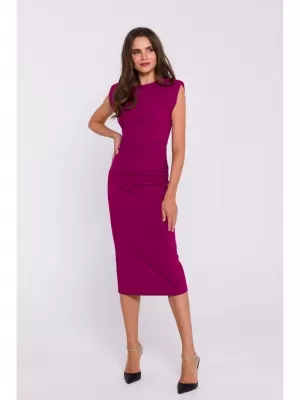 Рокля STYLOVE S382 СЛИВА