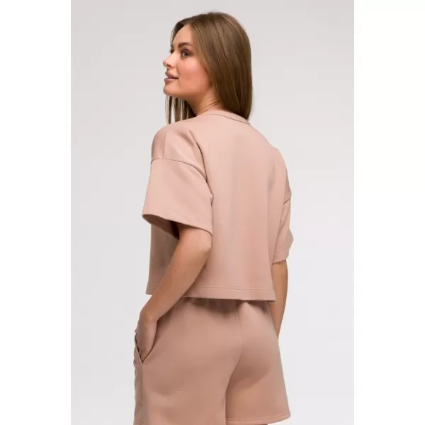  Дамски суичър BEWEAR B294 МОКА 