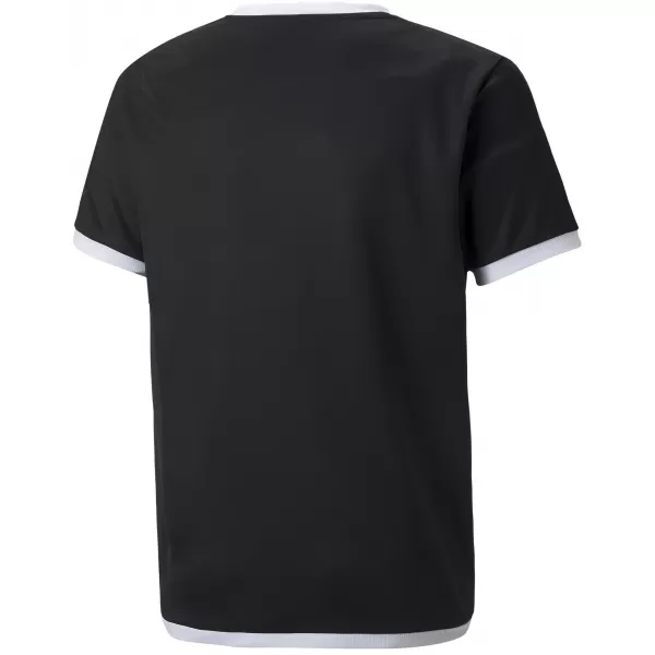  Детска футболна фланелка PUMA TEAMLIGA JERSEY JR 704925_03 PUMA BLACK/PUMA WHITE 