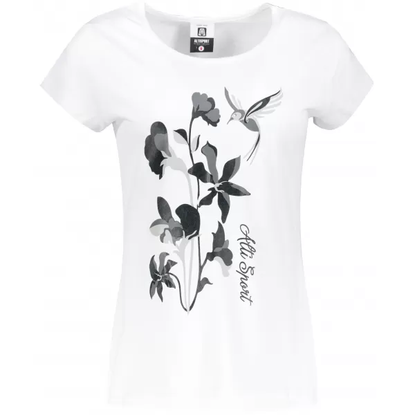  Дамска тениска ALTISPORT ALW191122 ЧЕРНО И БЯЛО 